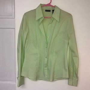 Green button down